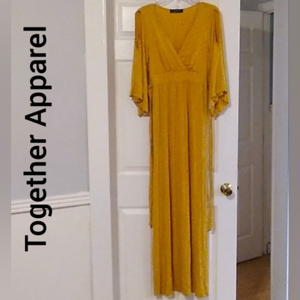 (BX52) SALE! Together Apparel Maxi Dress Sz.L See Pictures Worn Once